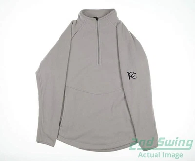 New W/ Logo Womens Sun Mountain 1/4 Zip Sweater Medium M Gray MSRP $99 - Image 1 of 3