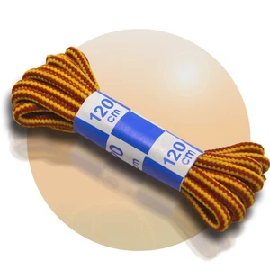 Schnürsenkel Rund 120 cm rot braun gelb  Sneaker Sport - Bild 1 von 1