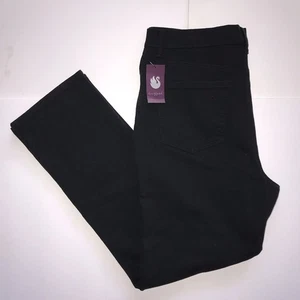 Jeans donna Gloria Vanderbilt Amanda 16 nero medio classico dritto vita media - Foto 1 di 12