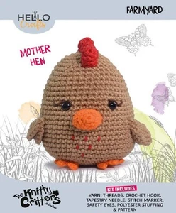 Knitty Critters Farmyard Küken DIY Amigurumi Häkelset CC002 - Bild 1 von 1