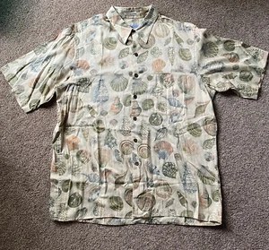 Vintage Reyn Spooner Ägyptische Baumwolle Muscheln Hawaii Button Down Hemd Large - Bild 1 von 6
