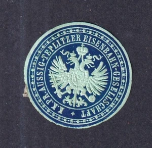 Austria Poster Stamp TEPLITZER RAILWAY - Picture 1 of 1