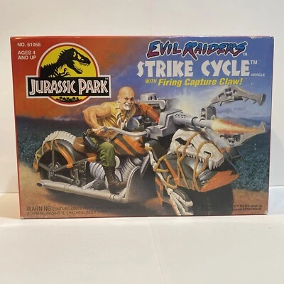 Vehículo Jurassic Park Evil Raiders STRIKE CYCLE sin usar sin usar, en caja original 1994 Kenner Foto 1 de 4