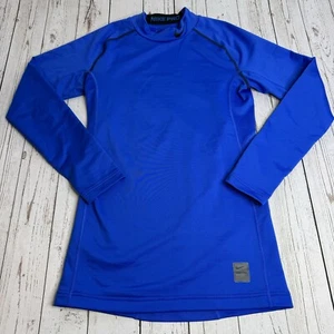 Nike Pro Compression DriFit Fitted Pullover Base Layer Shirt Mens M Long Sleeve - Picture 1 of 10