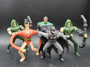 2016 McDonald's DC Comics: JUSTICE LEAGUE 4.5" Figure Lot Of 5 NO PROJECTILES - Picture 1 of 13