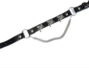 PEGASUS LEDER SILBER STIEFELKETTE. BLP27. NEU!!! - Bild 1 von 3