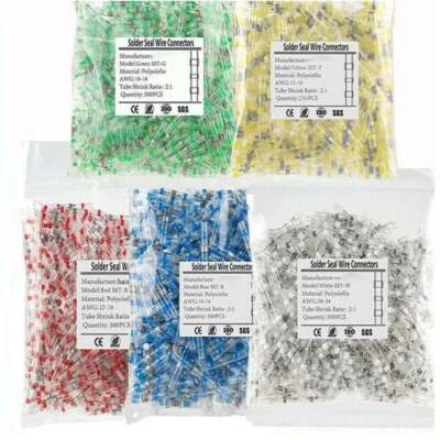 Waterproof Solder Seal Sleeve Heat Shrink Wire Connectors Terminal kit US 460X - Image 1 of 4