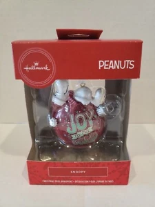 Hallmark Christmas Ornament ~ Joy to the World SNOOPY Ornament 2020  - Picture 1 of 1