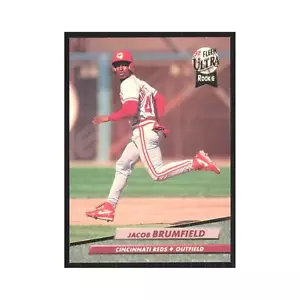 1992 Fleer Ultra Jacob Brumfield RC Reds #481 - Picture 1 of 3