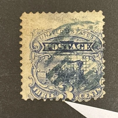 54185 US Sc# 114 Rare Perf + Errors EFO Used * - Image 1 of 2