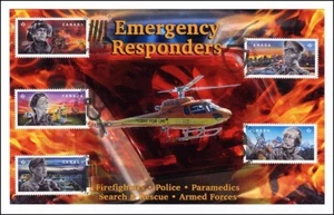 Sc. 3124-28 Risponditori di emergenza carte Dragon FDC (Canada) - Foto 1 di 1