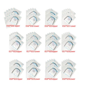 Dental Orthodontic Arch Wires Stainless Steel Natural/Ovoid Form Rectangular US - Picture 1 of 34
