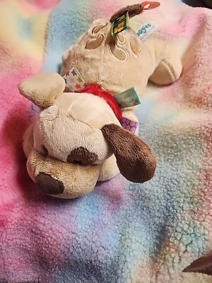 Peluche Taggies Signature marrón cachorro perro peluche Mary Meyer Foto 1 de 4