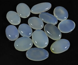 254Cts. Natural Onyx Agate Ring Size Oval Cabochon Loose Gemstone 14 Pcs Lot C96