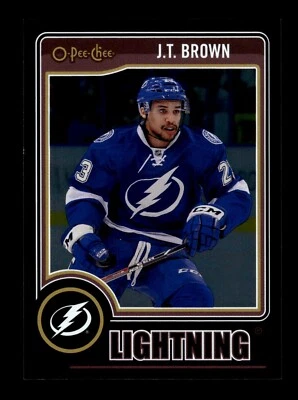 3-11-18 PWE READ . 2014-15 opc o-pee-chee black /100 #219 jt j.t. brown - Image 1 of 2