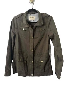 Snobbish Utility Jacke Damen Größe Large olivgrün Taille Kordelzug - Bild 1 von 10