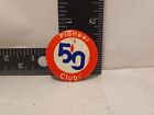 Pioneer Clubs 50 Years Button Pin Pinback Vintage Logo Badge Label Brand
