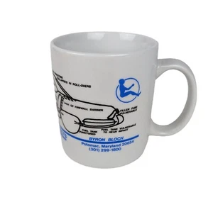 Vintage Byron Bloch Consultant Automotive Safety Defects Coffee Tea Mug Cup Rare - Picture 1 of 7