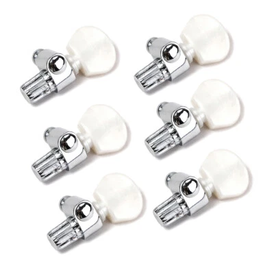 6pcs Banjo   Banjo Machine Heads for Banjo Parts Accs w/ Pearl Button - Image 1 of 4