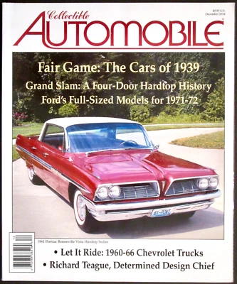 COLLECTIBLE AUTOMOBILE   December 2014 - Image 1 of 2
