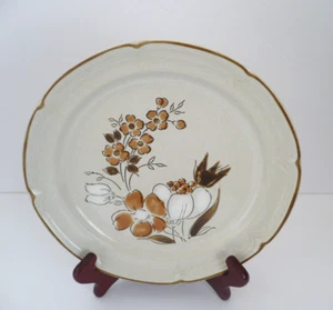 Vintage Baroque Autumn Fair Stoneware Dinner Plate Japan - Picture 1 of 5