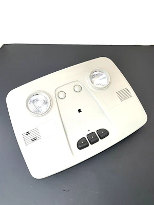 2010-2012 Chevy TRAVERSE Overhead Console Dome Light w/ Home link GM OEM (GRAY) - Image 1 of 4