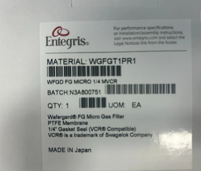 1PC Brand New Entegris WGFGT1PR1 Filter - Image 1 of 2