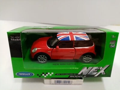 MINI HATCH MODELLINO SCALA 1:32 WELLY - Immagine 1 di 4