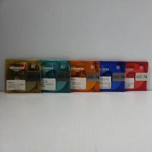 5 Memorex MD 74 Farbsammlung 74 Minuten Mini-Discs. - Bild 1 von 1