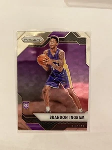 2016-2017 Panini Prizm Brandon Ingram Base Rookie RC #131 Lakers Pelicans - Picture 1 of 2