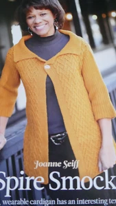 Pattern For Lady's   Pretty Jacket In Aran yarn.-Sizes 34-46ins - Picture 1 of 2