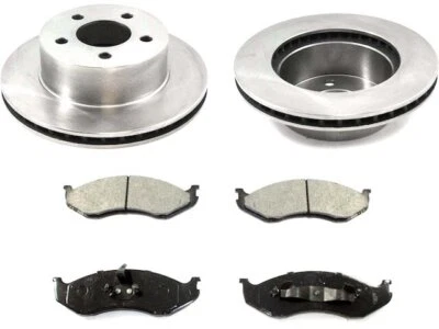 Kit de pastilha de freio e rotor dianteiro 16887DQYD 2004 2002 para 1999-2006 Jeep Wrangler - Imagem 1 de 2