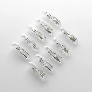 10 x 6-7V 6V 7V 30mA 0,2W T5 / Lámpara / Miniatura Lámpara Sotaca de Cristal Cuña W2x4.6d