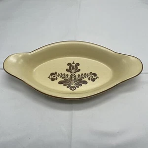 Plato Pfaltzgraff Village 22 oz Au Gratin 11" #270 impresión castillo antiguo - Imagen 1 de 10