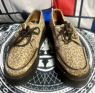 Robot 871/Shw Talla 3 Marrón y Beige Piel de Poni Estampado de Guepardo/Enredaderas George Cox Foto 1 de 4