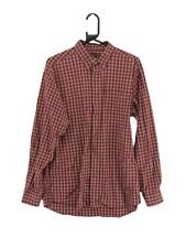 Vintage Redhead Men's Shirt M Purple Checkered 100% Cotton Basic