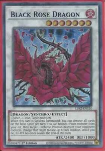 Yugioh - Black Rose Dragon - Ultra Rare Holographic - 1st Edition Card - Picture 1 of 1