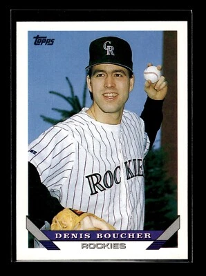 1993 Topps #541 Denis Boucher (NM+)(BAS) - Image 1 of 2