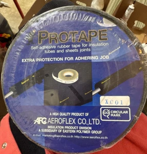 (2"x82ft) Aeroflex ProTape Self-Adhesive EPDM Rubber Tape Roll 24mil insulation - Picture 1 of 2