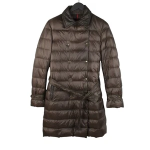 Abrigo de plumón original Moncler Niemen con cinturón para mujer talla 4 / L H5396 - Imagen 1 de 8