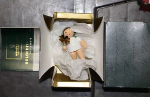 Limited Gold Edition No.9 Grünhainichen Good Luck Bote Angel w/Four-Blatt - Bild 1 von 1