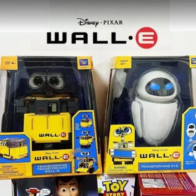 New Robot Toy Wall E Thinkway Toys Original Transforming Eve Action Figure Model - Image 1 of 4