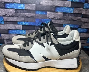 New Balance 327  Black Gray Running Shoes Men's Size 8 MS327BD - Picture 1 of 10