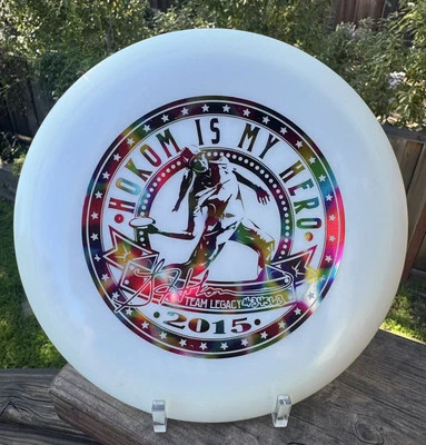Legacy Discs Phenom 174g Pearly Pinnacle Hokom Is My Hero 2015 Disc Golf - Image 1 of 4