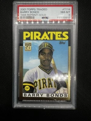 2001 Topps Traded & Rookies 50 Years Topps Reprint Gold /2001 Barry Bonds #11T - Image 1 of 2