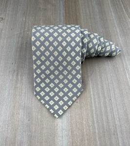GIORGIO ARMANI Cravatte Silk Tie Designer Geometric W3.25xL56 Made in Italy - Picture 1 of 5