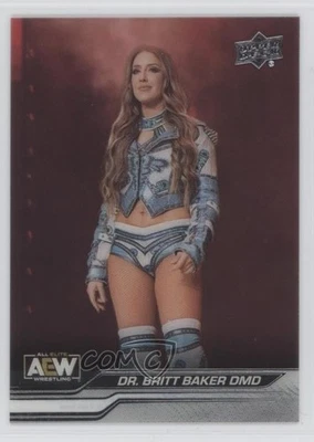 2024 Upper Deck AEW All Elite Wrestling Clear Cut Dr DMD Britt Baker #26 - Image 1 of 2