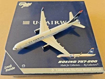 1:400 Boeing 757-200 US Airways N201UW Gemini Jets GJUSA815 - Image 1 of 4