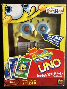 SpongeBob Squarepants UNO Nickelodeon Game Toys R Us Exclusive No Instructions - Picture 1 of 4