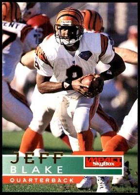 Jeff Blake 1995 SkyBox Impact #25 Bengals NFL READ FREE SHIPPING AutographDen - Image 1 of 2
